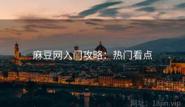 麻豆网入门攻略：热门看点
