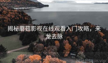 揭秘蘑菇影视在线观看入门攻略，来龙去脉