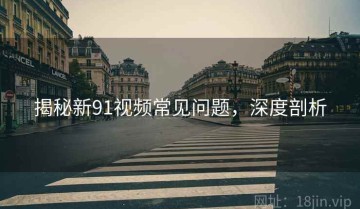 揭秘新91视频常见问题，深度剖析