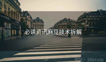 必读资讯麻豆技术拆解