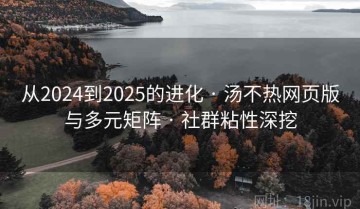 从2024到2025的进化 · 汤不热网页版与多元矩阵 · 社群粘性深挖