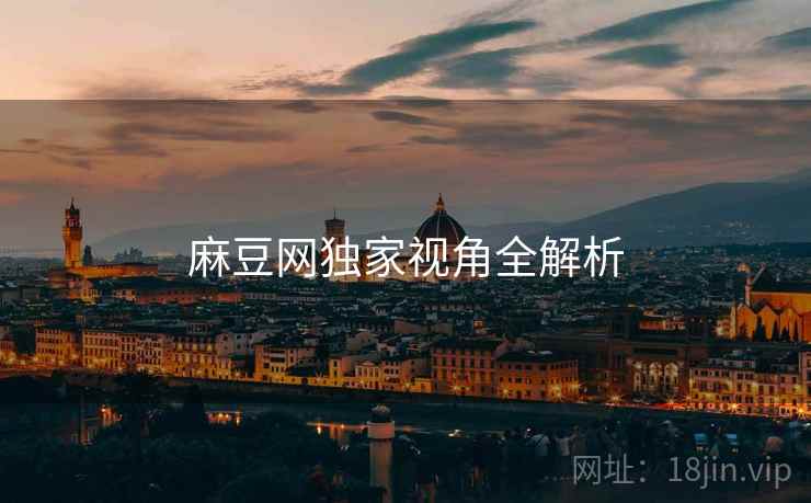 麻豆网独家视角全解析